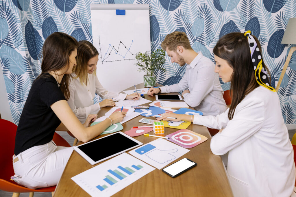 marketing firm employees